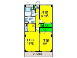 エルロード住吉７号館の物件間取画像